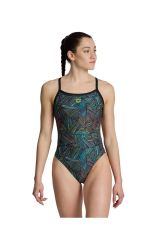Arena Women's Arena Overview Swimsuit Challenge Bayan Yüzücü Mayo Siyah 006636550 34