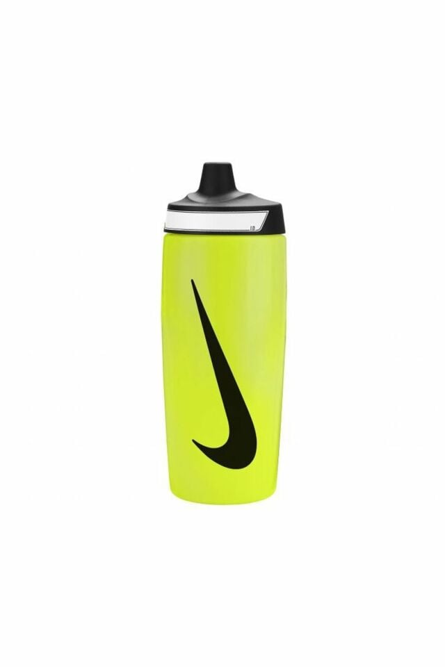 Nike Refuel Bottle Grip 24 Oz Volt/Black/Black Unisex Sporcu Suluk Yeşil/Siyah N.101.0867.753.24