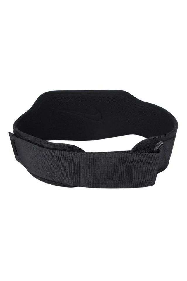 Nike Strength Training Belt 3.0 Black/Black/White L Unisex Ağırlık Kemeri Siyah/Beyaz N.000.0007.091.LG