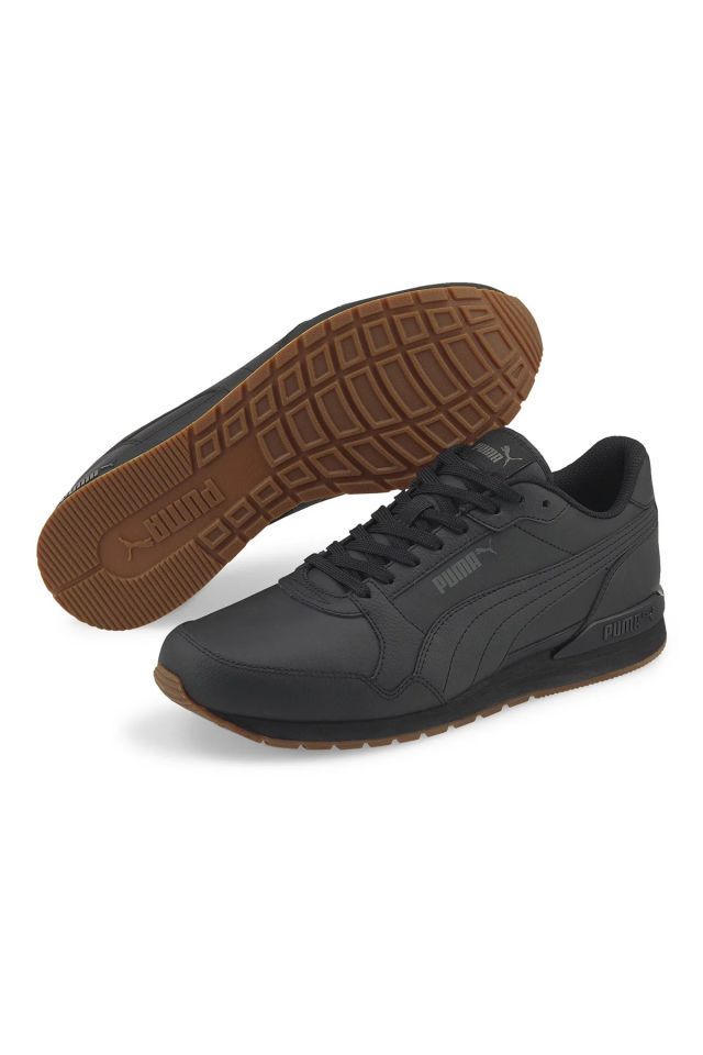 Puma ST Runner v3 L-Puma Black-Puma Black-Gum Siyah Günlük Ayakkabı 38485504