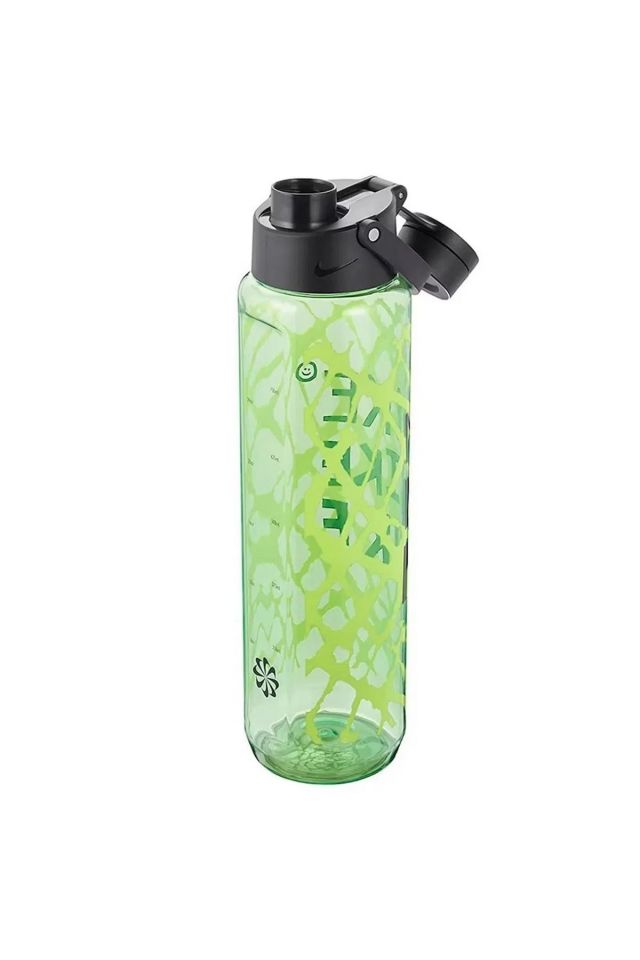 Nike Tr Renew Recharge Chug Bottle 24 Oz Graphic Ghost Green Unisex Sporcu Suluk Yeşil/Siyah N.100.7637.310.24