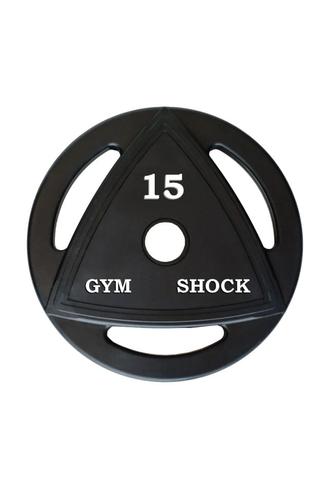 Gym Shock Kauçuk Kaplı Olimpik Plaka 15 Kg