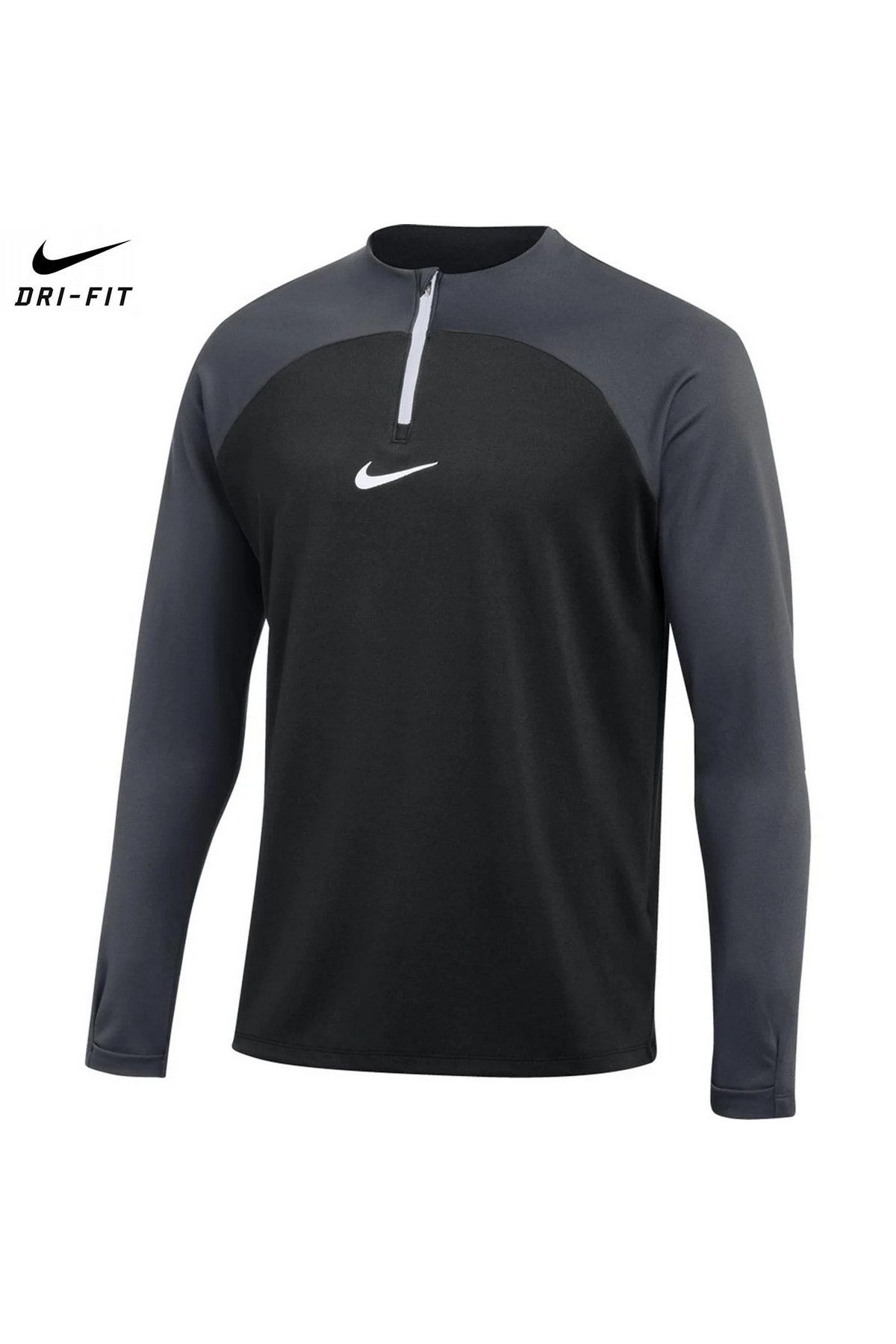 Nike Dri-Fit Academy Dril Top K Erkek Antrenman Uzun Kollu Sweatshirt Siyah DH9230-011