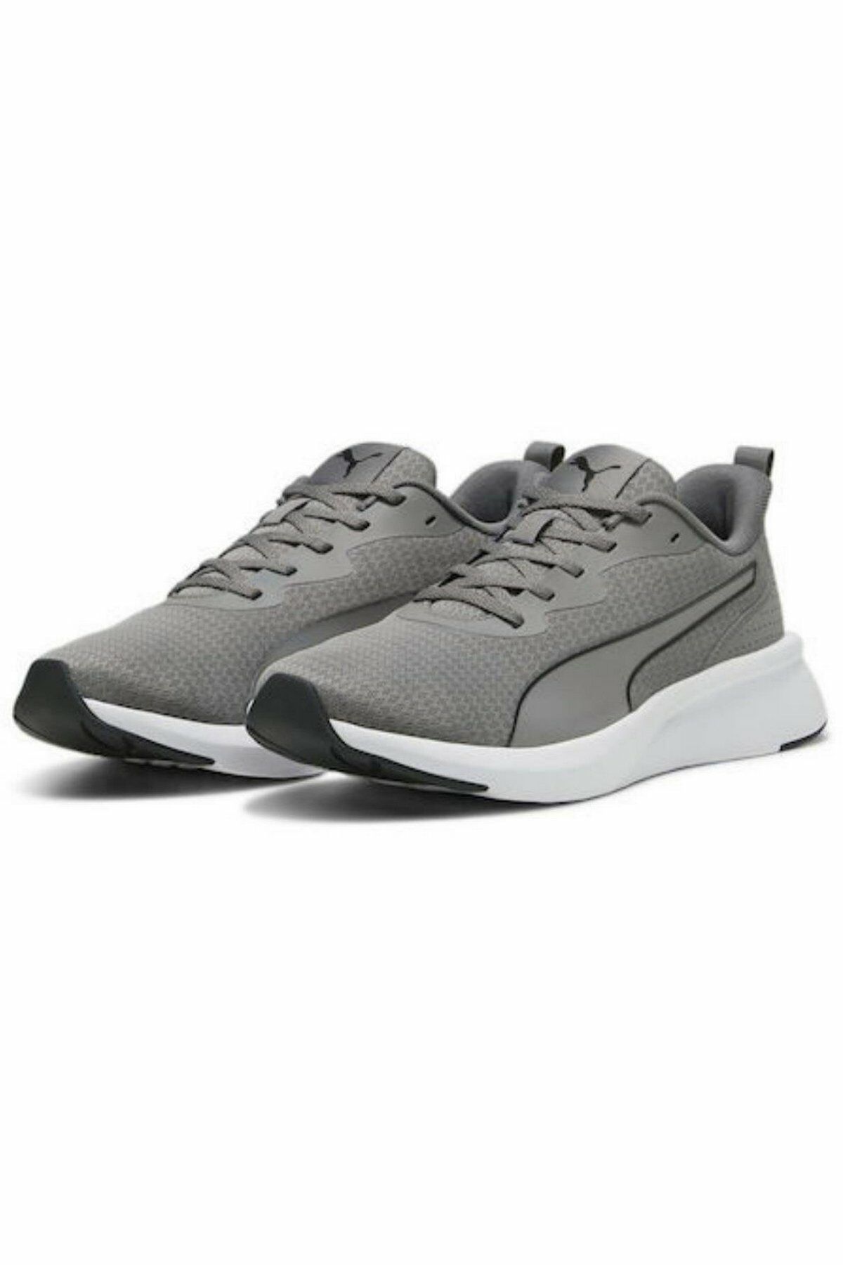 Puma Flyer Lite Cast Iron Puma-White Erkek Günlük Ayakkabı Gri 37877410