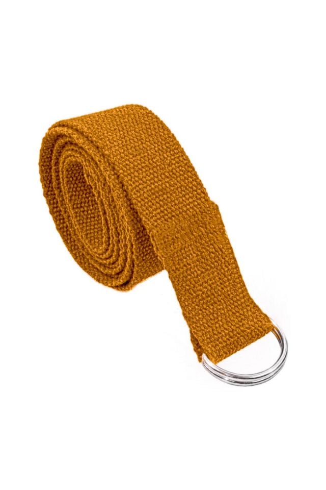 Avessa Örgü Kumaş Yoga Kemeri Sarı