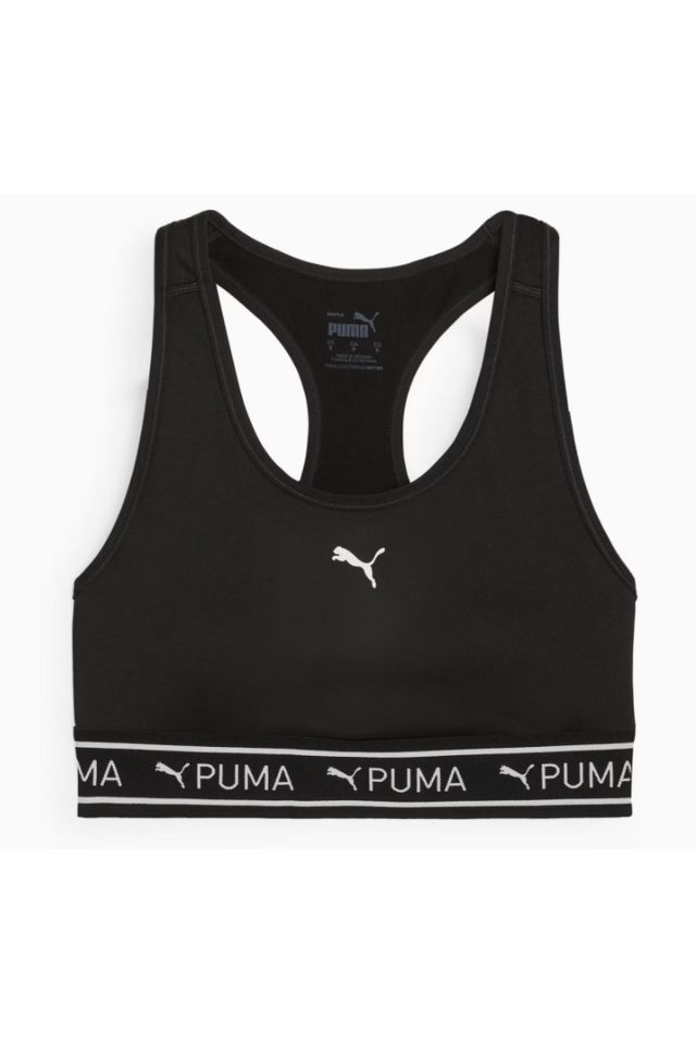 Puma 4 Keeps Elastic Bra P Bayan Tek Üst Bra Siyah 52531951