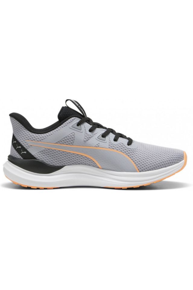 Puma Reflect Lite Gray-Fog Black-Neon Citrus Erkek Koşu Antrenman Ayakkabısı Gri 37876819