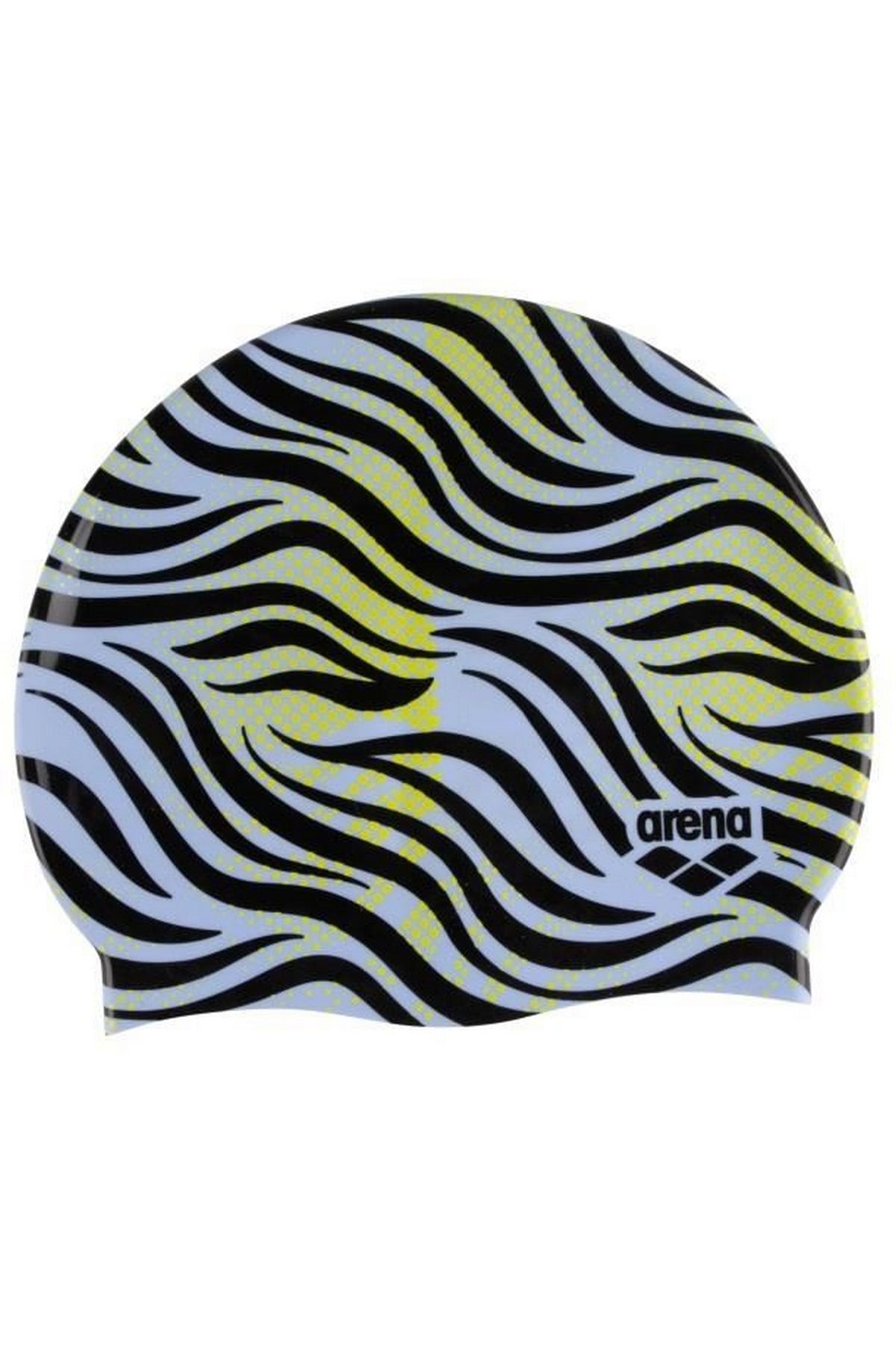 Arena Print 2 Unisex Yüzücü Bone Siyah Zebra Desenli 1E368268