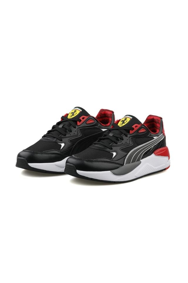 Puma Scuderia Ferrari X-Ray Speed Puma-Black Rosso Corsa Erkek Spor Ayakkabı Siyah 30765701
