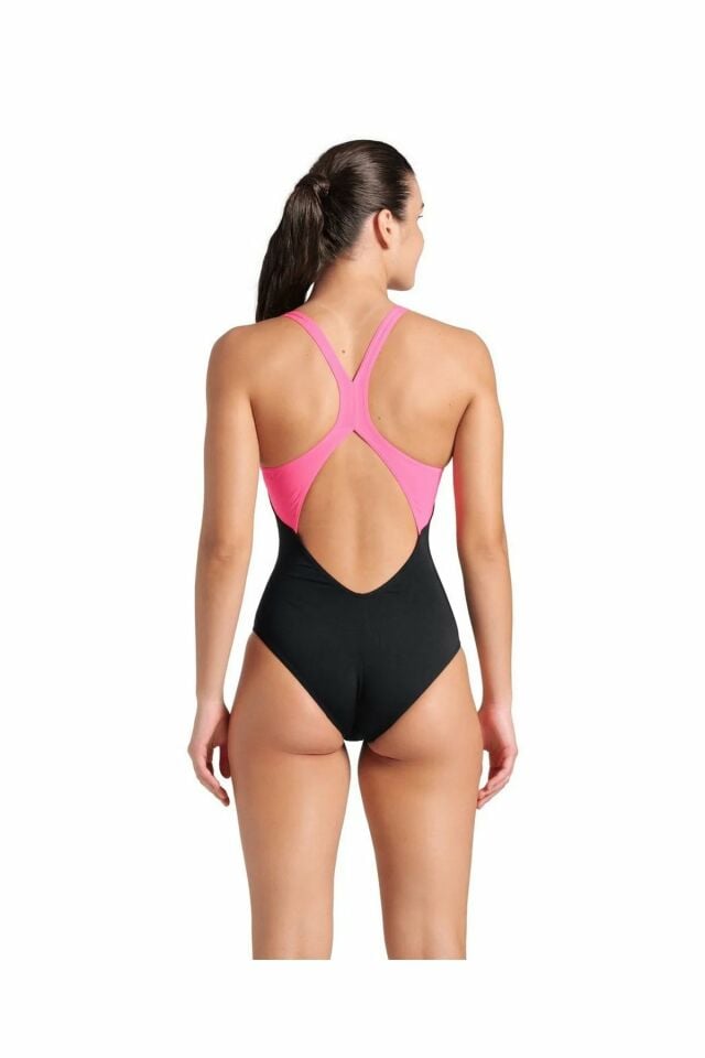 Arena Women's Dreamhline Swimsuit V Back Bayan 38 Beden Yüzücü Mayo Siyah 008328500-38