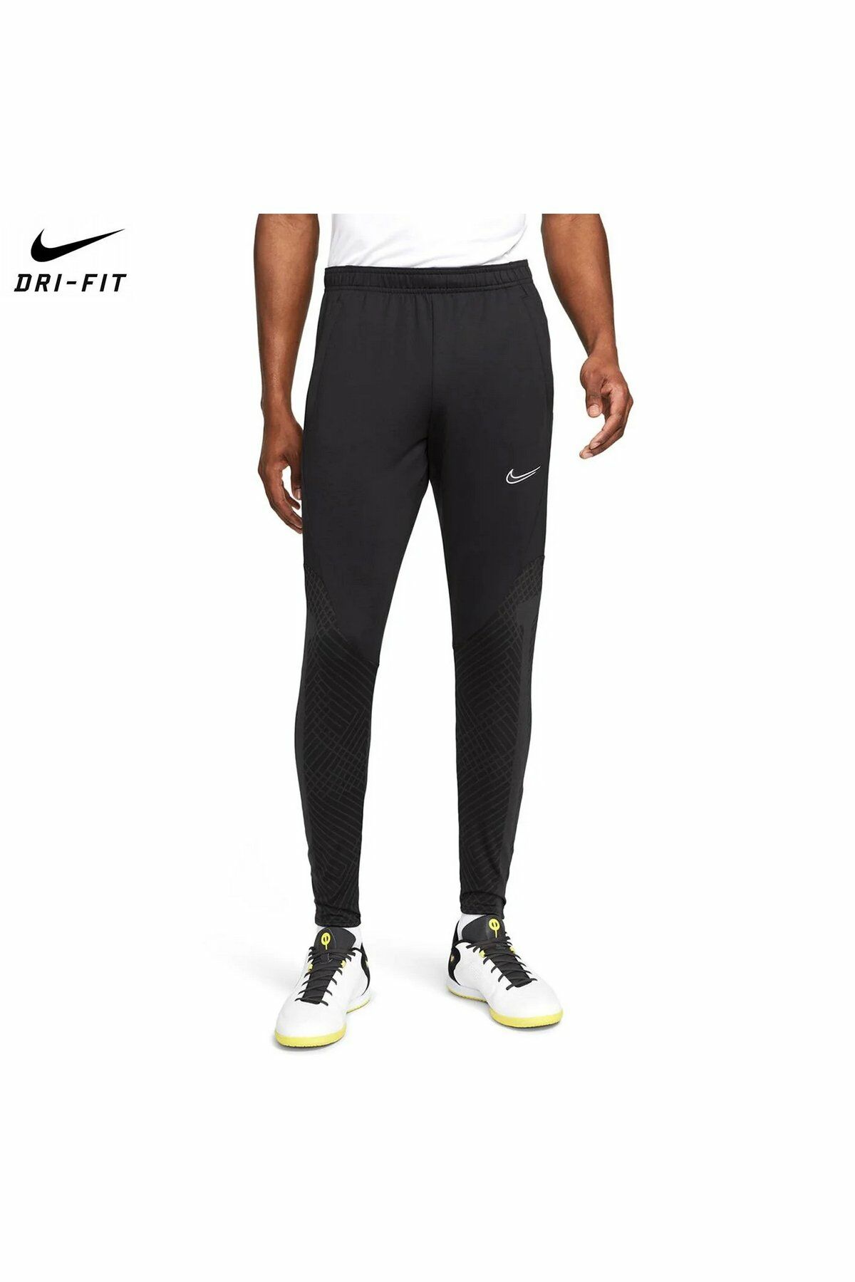 Nike Dri-Fit Strike Erkek Siyah Futbol Alt Eşofman DH8838-013