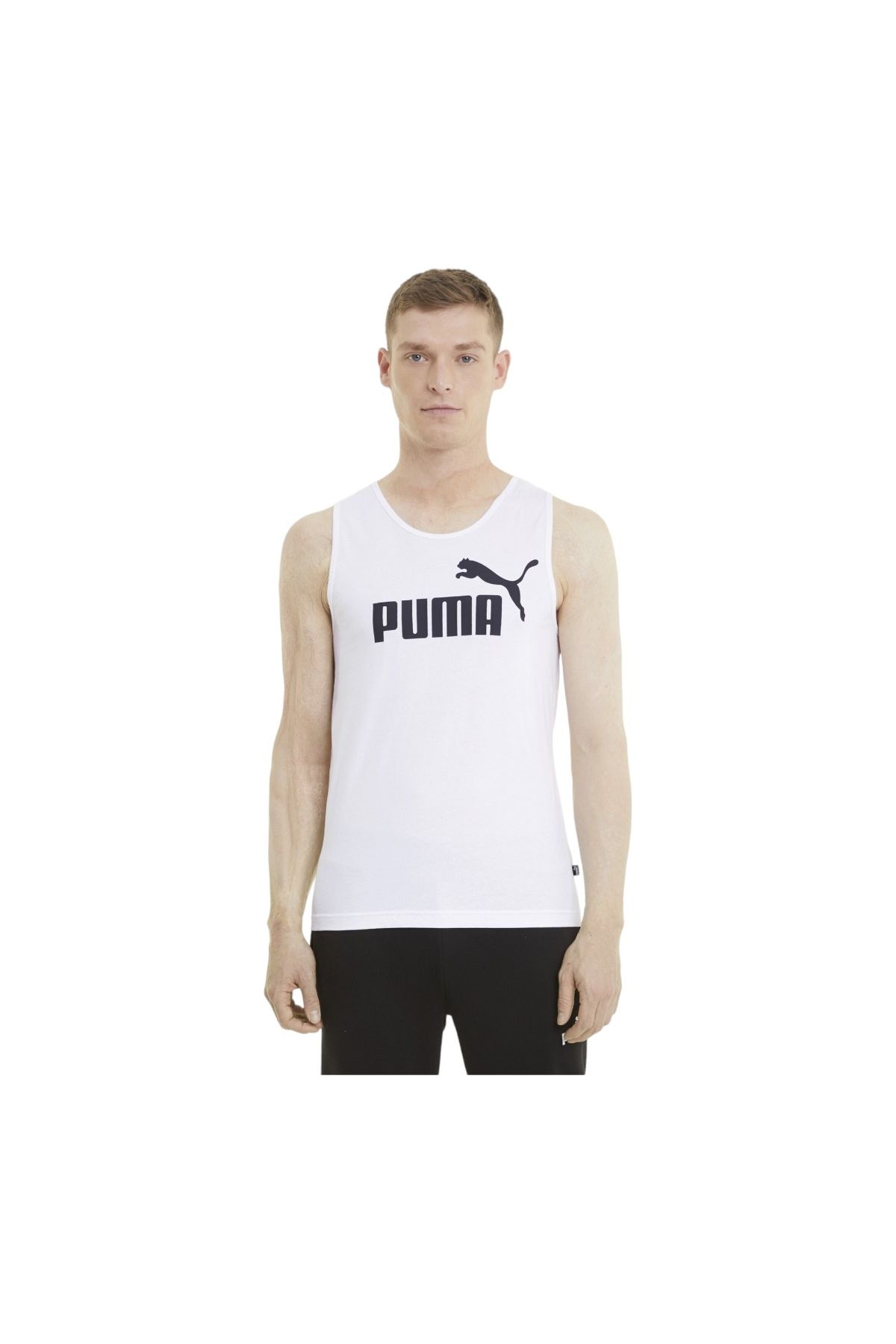 Puma ESS Tank Puma-White Atlet Men Erkek Spor Atlet Beyaz 58667002