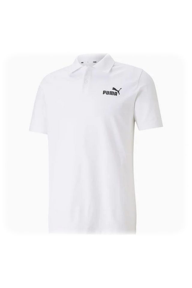 Puma ESS Pique Polo Puma-White Erkek Polo Tişört Beyaz 58667402