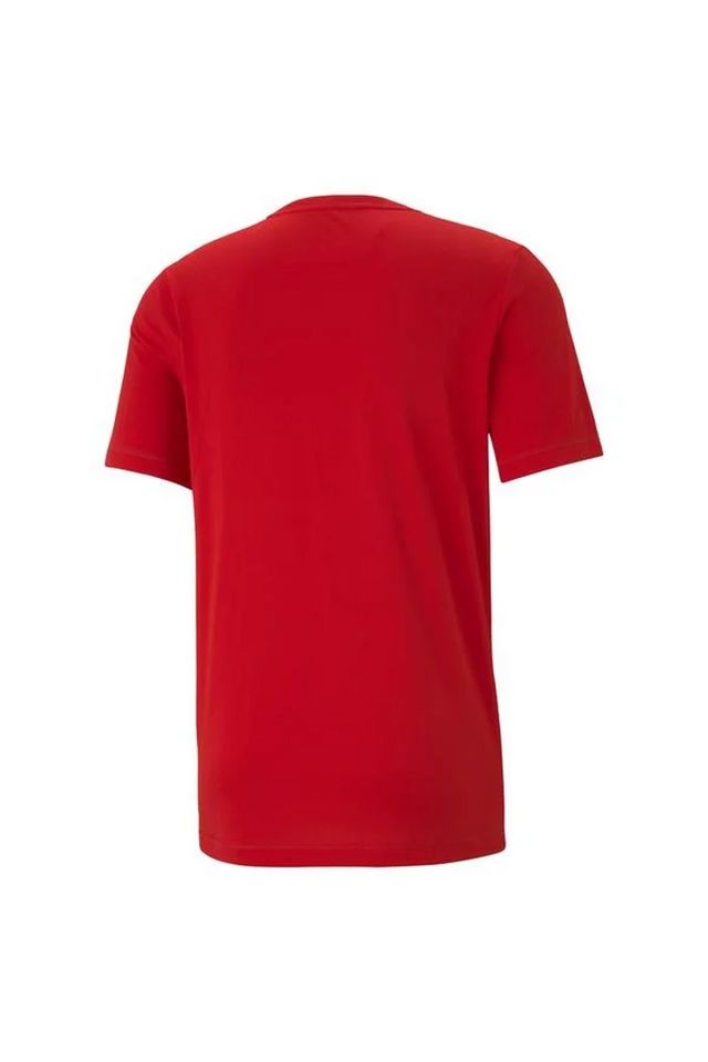 Puma Active Small Logo Tee High Risk Red Erkek Tişört Kırmızı 58672511