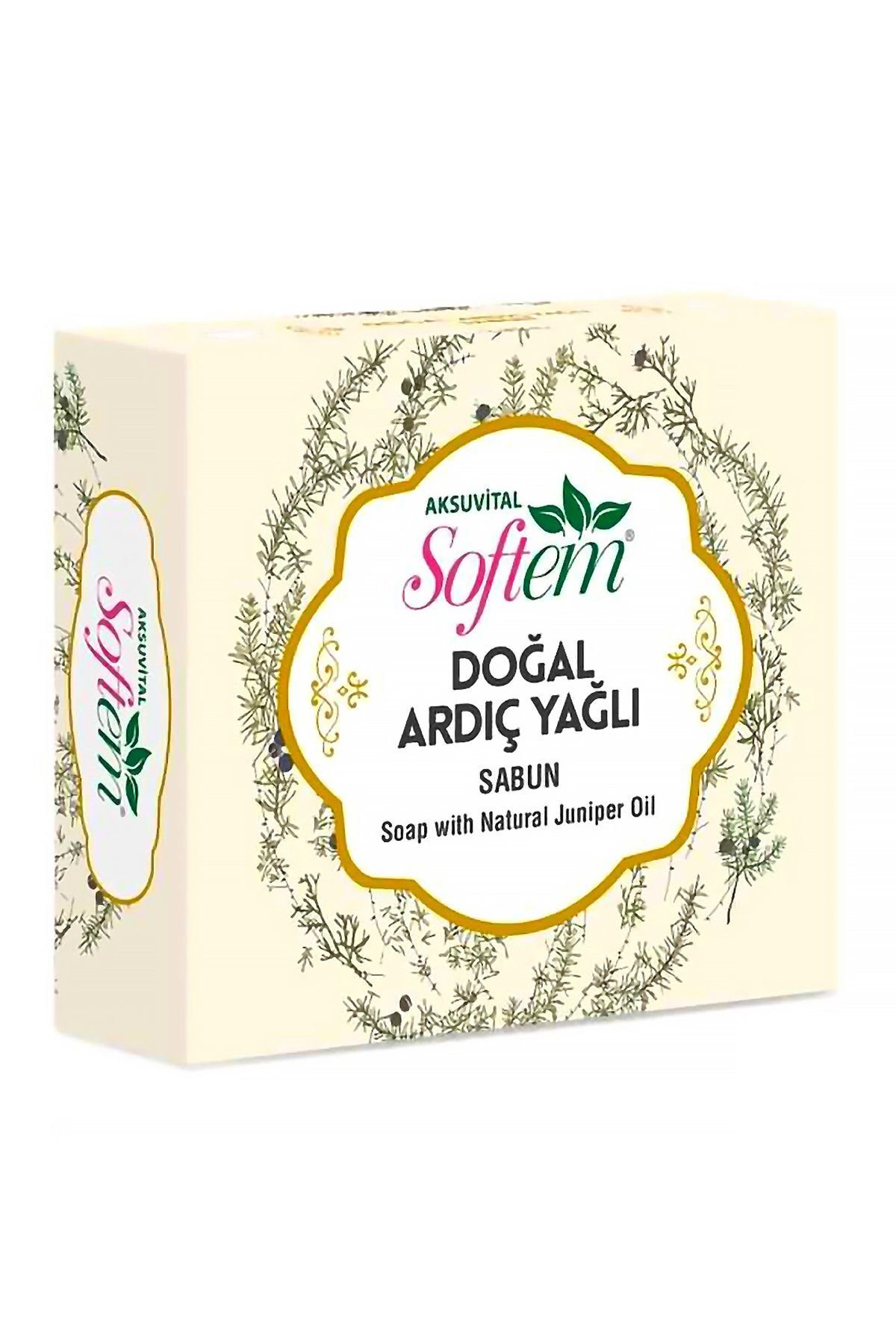 AksuVital Softem Doğal Ardıç Yağlı Sabun 130g