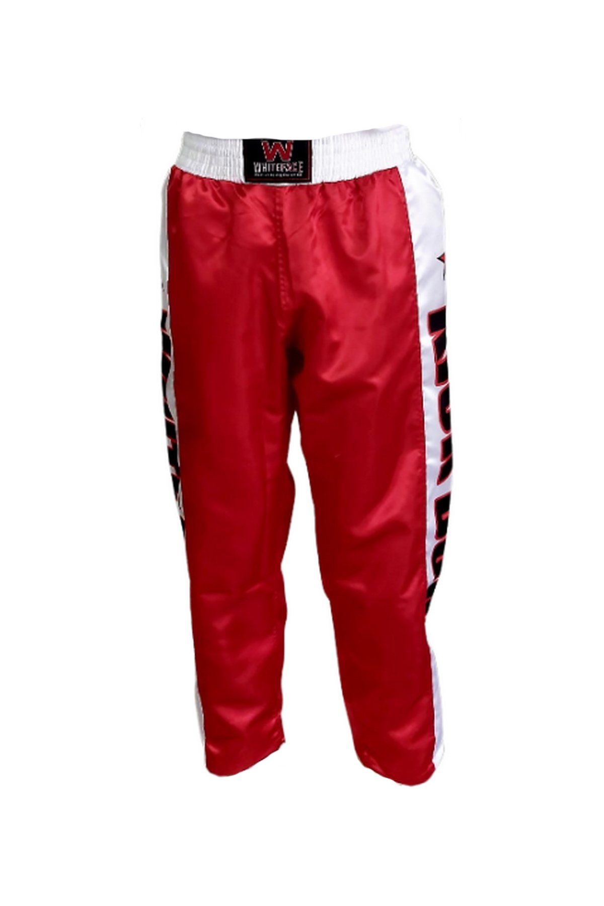 Whiteface Kick Boks Pantolon Kırmızı/Beyaz 120