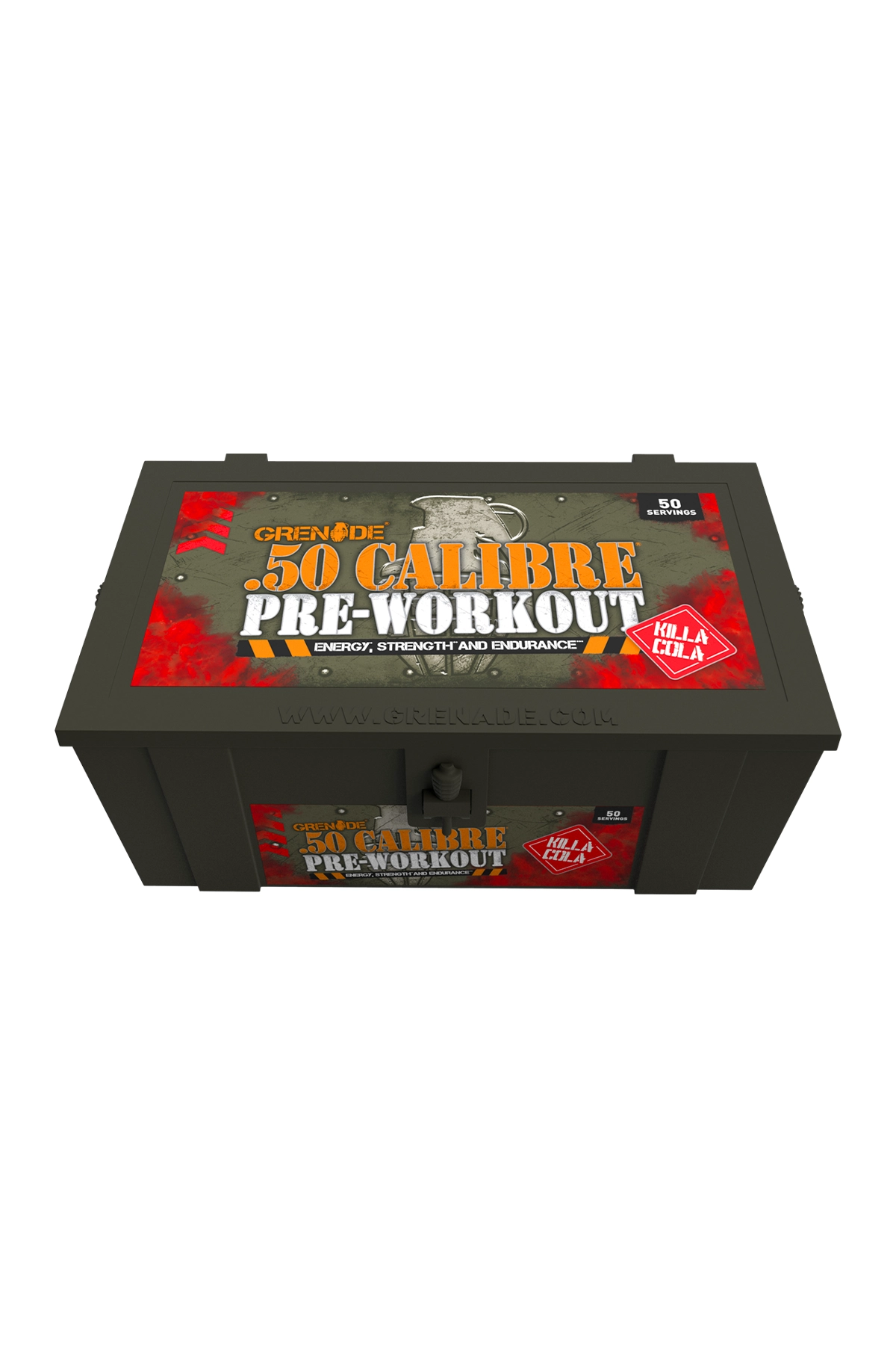 Grenade 50 Calibre Pre-Workout Kola Aromalı 580g 50 Servis