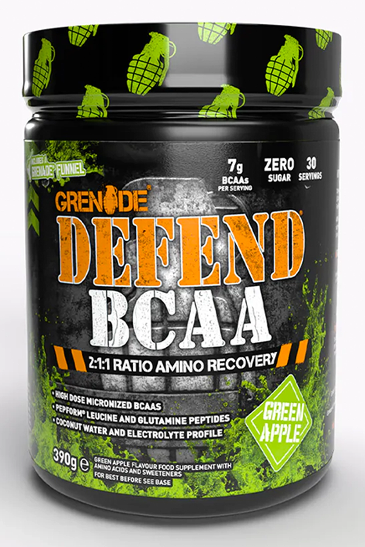 Grenade Defend BCAA Yeşil Elma Aromalı 390g 30 Servis