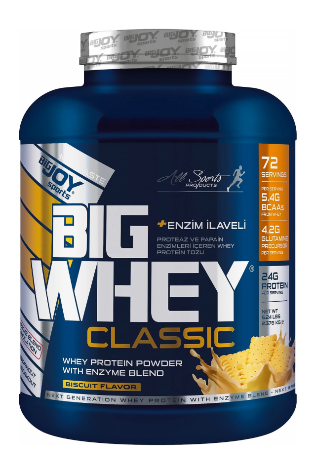 BigJoy Sports BigWhey Classic Bisküvi 2376g 72 Servis