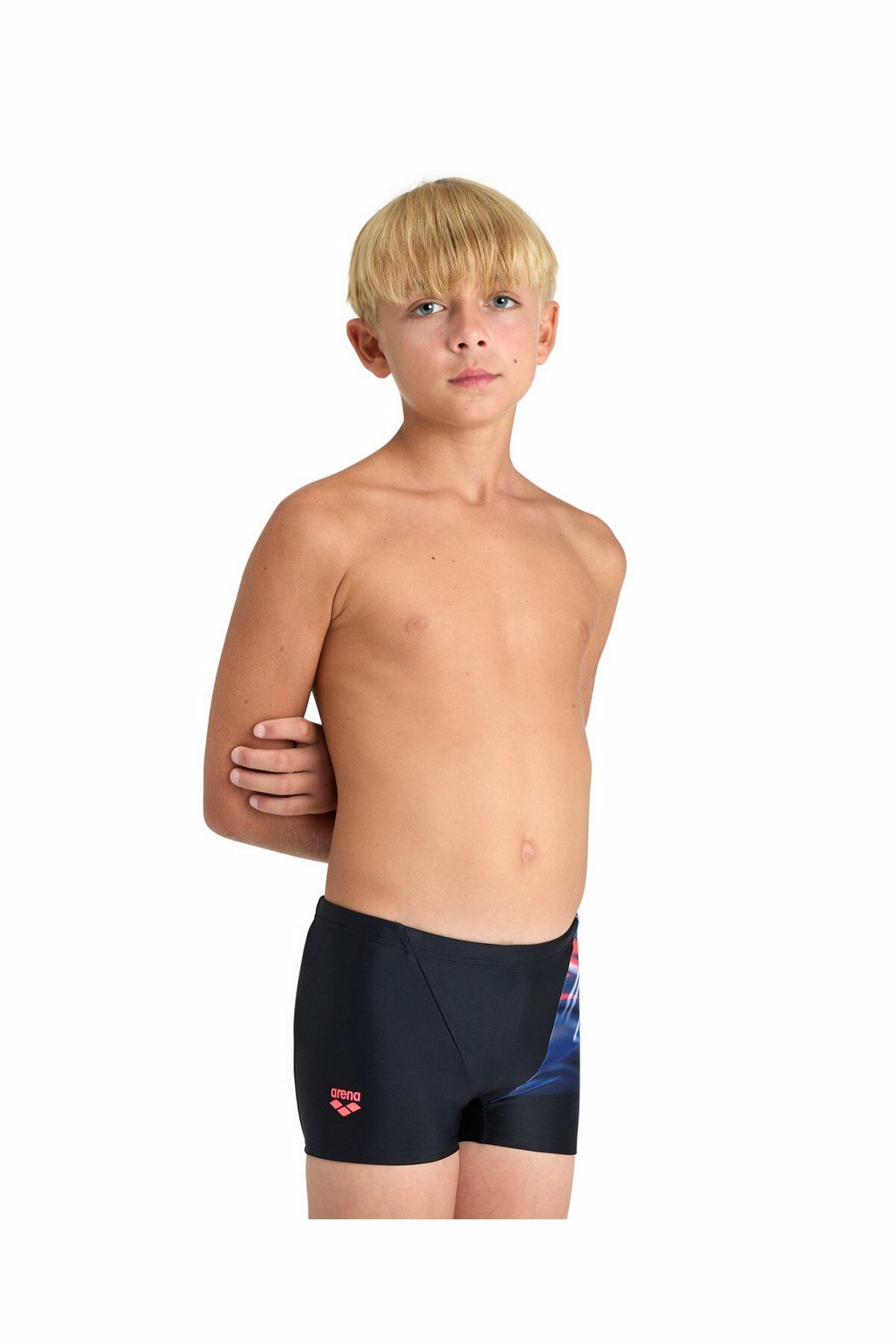 Arena Boy's Arena Shading Swim Short Erkek Çocuk Yüzücü Mayo 10-11 Yaş Lacivert 005092500-10-11