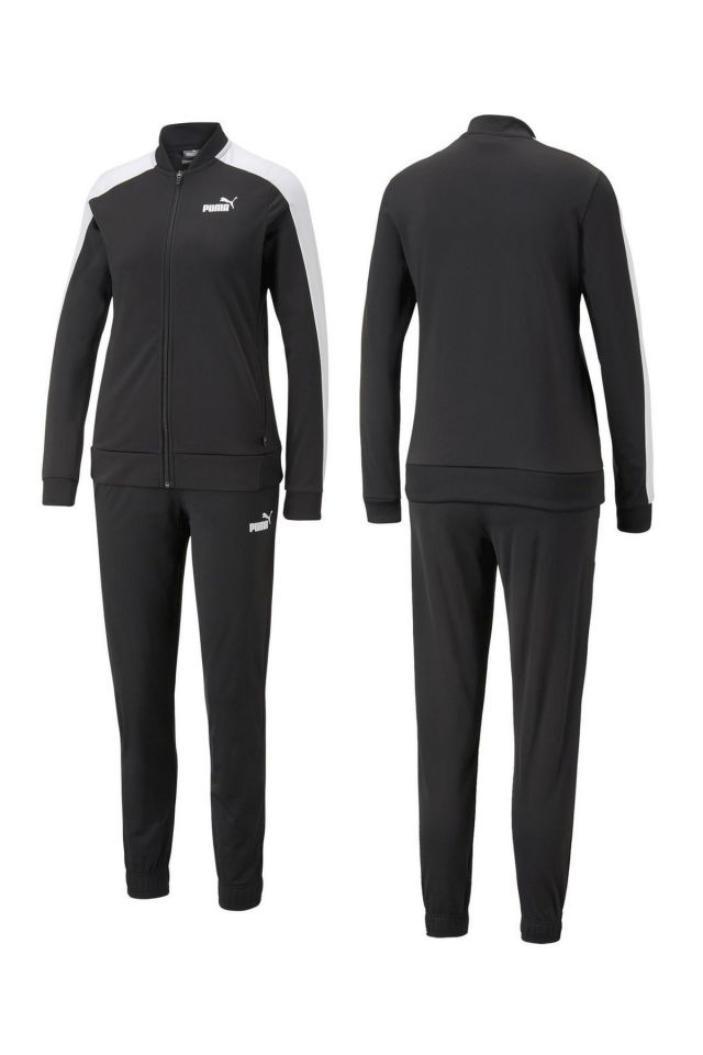 Puma Baseball Tricot Suit cl Bayan Eşofman Takımı Siyah 67370001