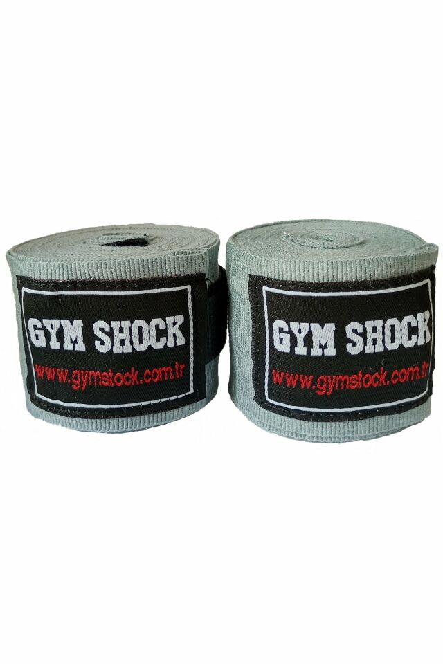 Gym Shock 5cm 3.5m Boks Bandajı Gri