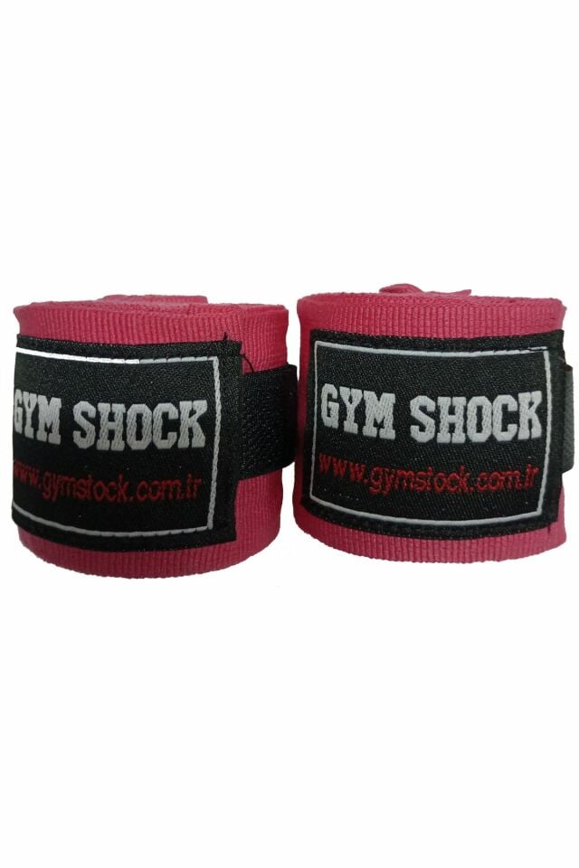 Gym Shock 5cm 3.5m Boks Bandajı Pembe