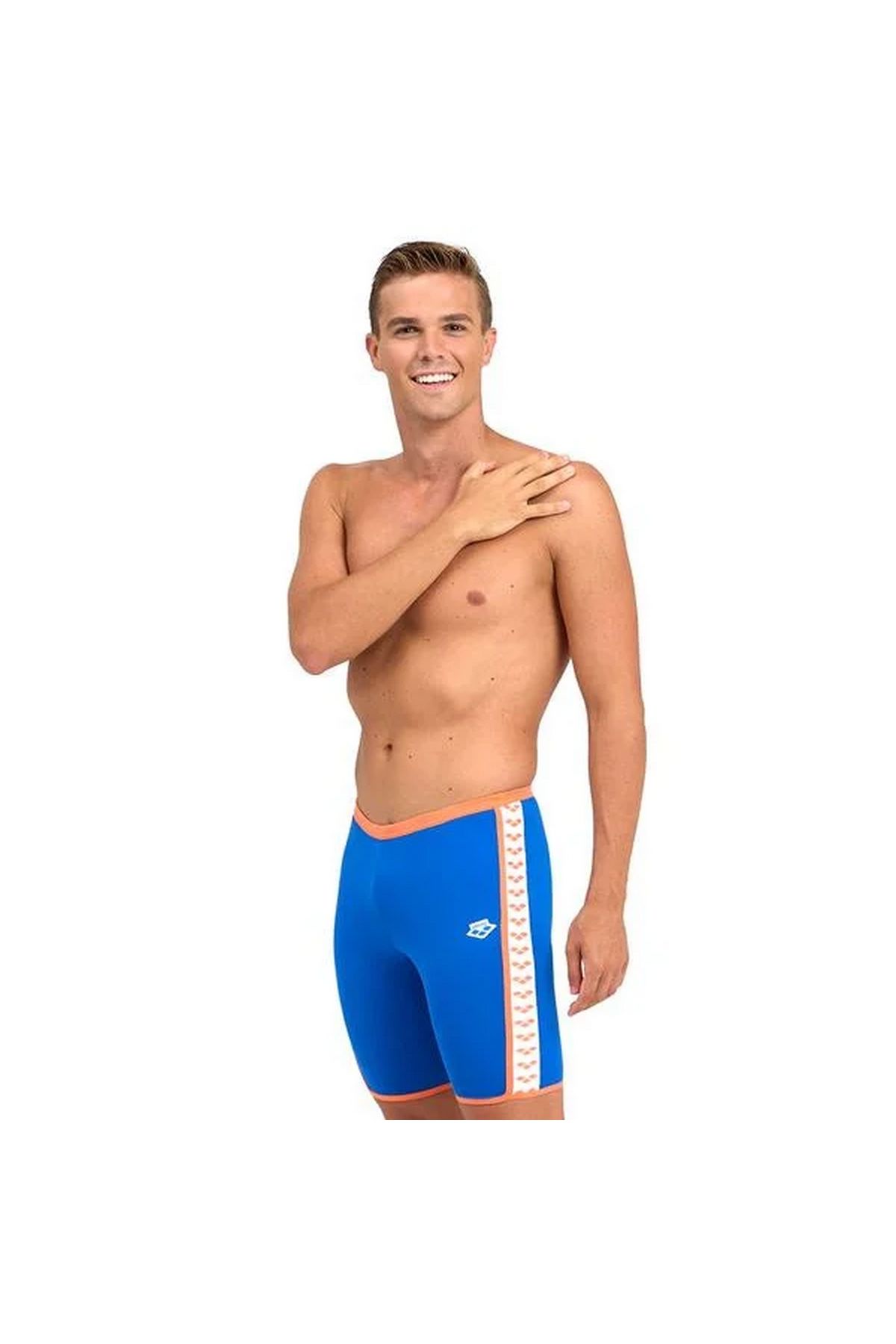 Arena Icons Swim Jammer Solid Erkek Yüzücü Mayo Mavi 85 Beden 005127751