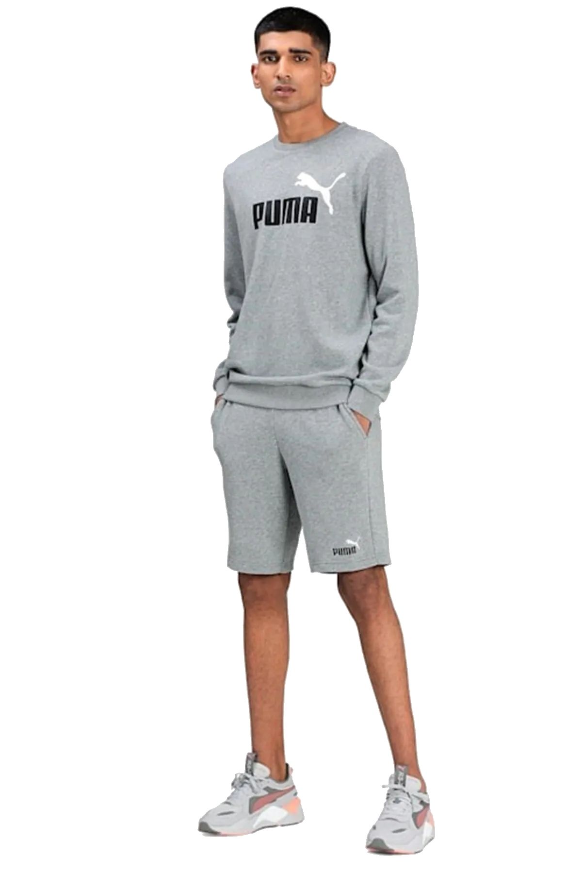 Puma ESS+ 2 Col 10'' Grey Erkek Spor Şort Gri 58676603