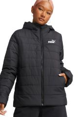 Puma ESS Hooded Padded Jacket Puma-Black Unisex Kapüşonlu Mont Siyah 84894001