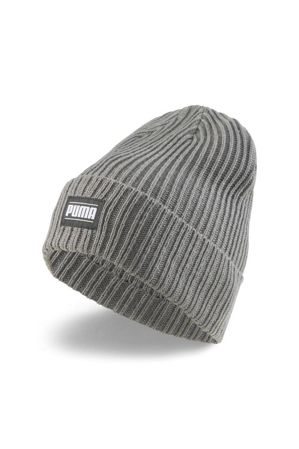 Puma Ribbed Classic Cuff Beanie Smoked Pearl Unisex Bere Gri 02403803