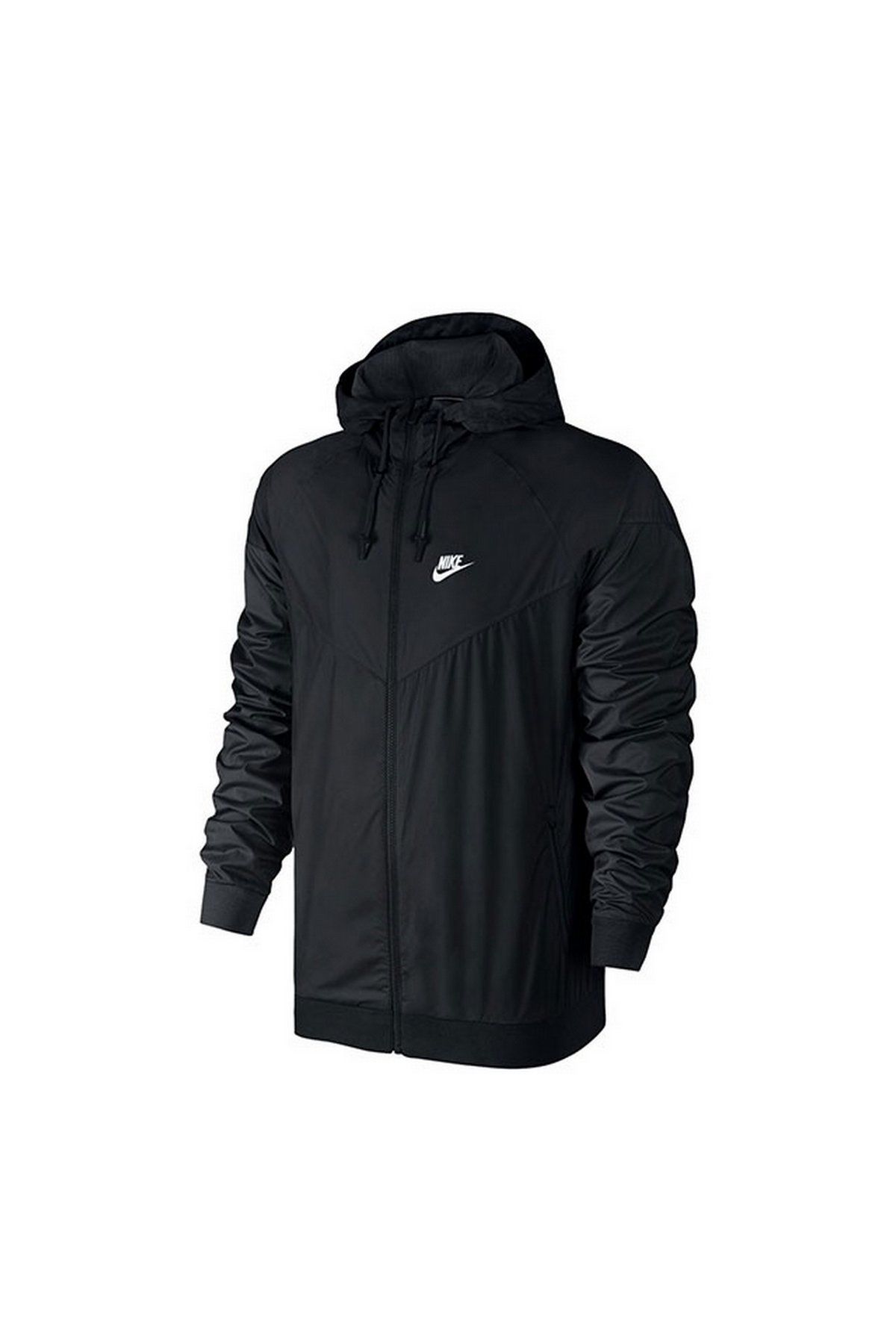 Nike Sportswear Windrunner Erkek Kapüşonlu Mont 3XL Beden Siyah 727324-010