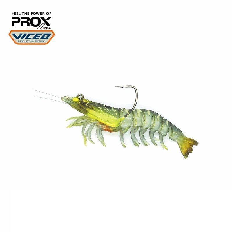 Prox Viceo Swim Bait Shrimp Raw 3inç - Real Clear