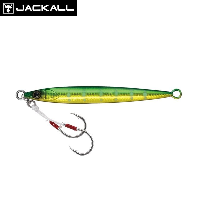 Jackall Big Backer Slide Stick Jig 40 gr- Gurikin Glow Dot