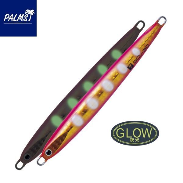 Palms Slow Blatt Cast Long Jig 60 gr -RZ-495 Pink Edge Glow