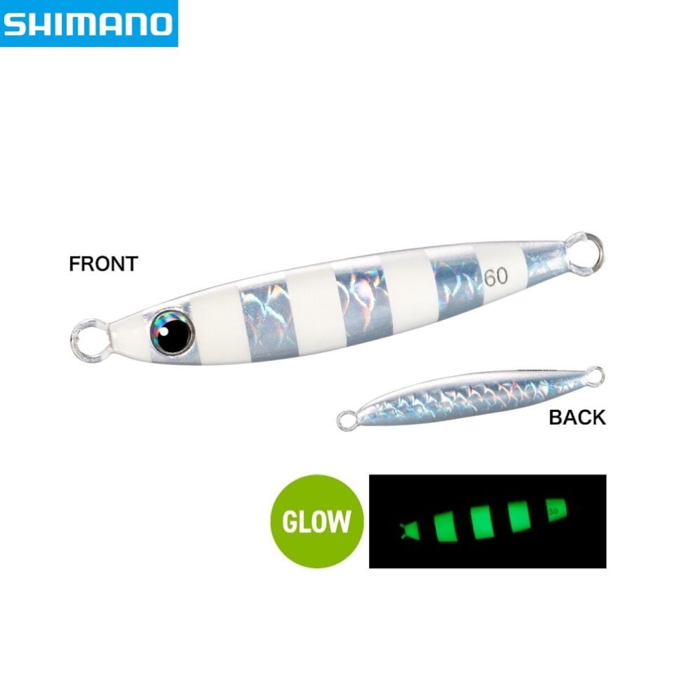 Shimano Ocea Fallshot 60 gr Jig - 002 AZ Silver