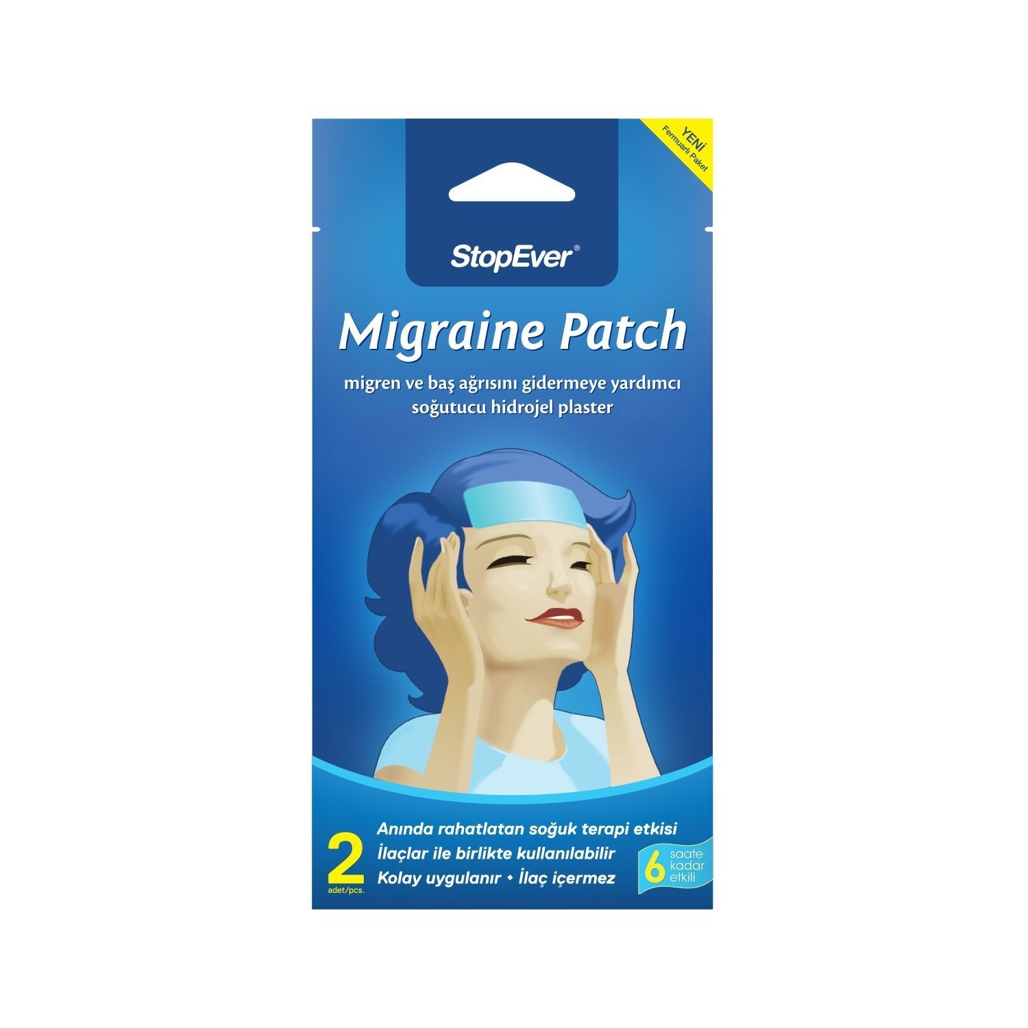 StopEver Migraine Patch 2'li Plaster