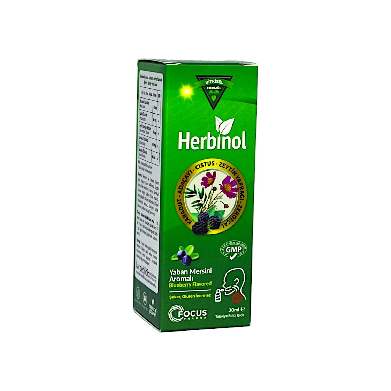 Herbinol Bitkisel Boğaz Spreyi 30 ml