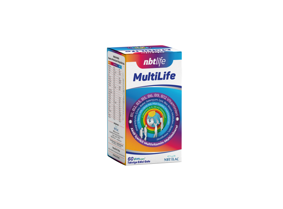 NBT MultiLife Multivitamin 60 Kapsül