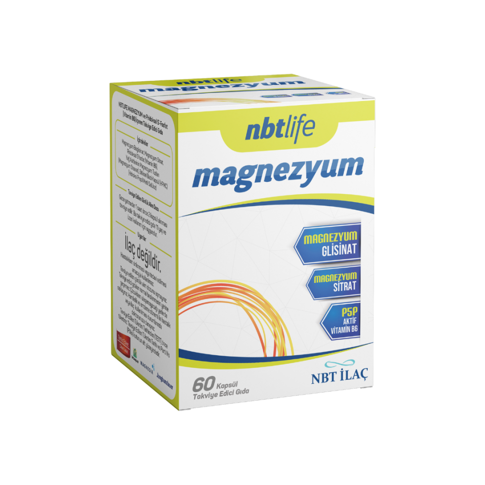 NBT Magnezyum P5P 60 Kapsül