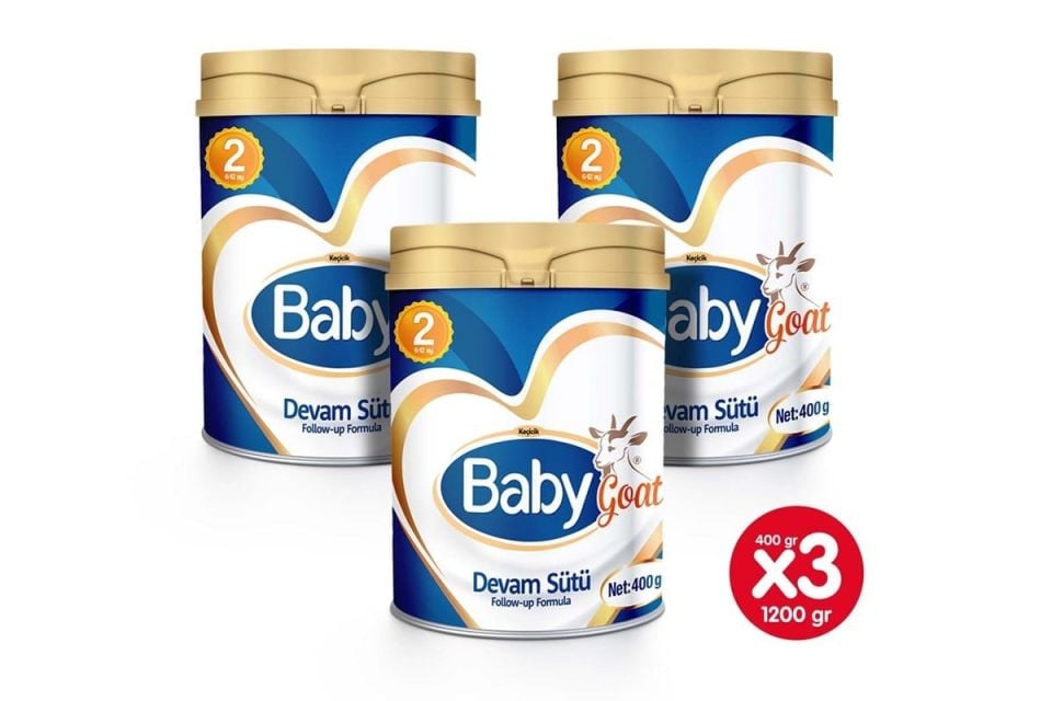 Babygoat Keçi Bebek Sütü 400 gr (6-12 Ay No:2) 3LÜ