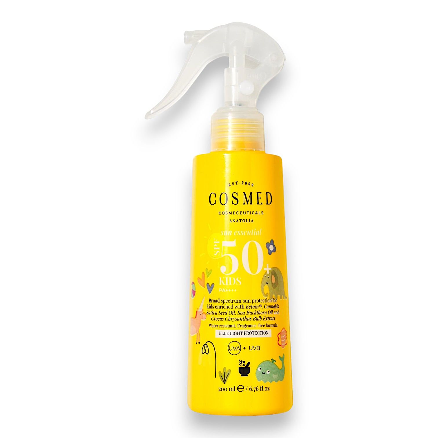 Cosmed Kids SPF50+ Çocuk Güneş Koruyucu Sprey Losyon 200 ml