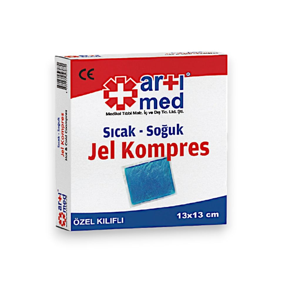 Artımed Sıcak Soğuk Jel Kompres Özel Kılıflı 13x13 cm