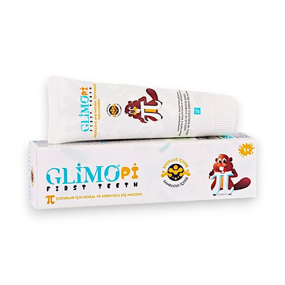 Glimo Pi First Teeth Doğal Çocuk Diş Macunu 50 mL