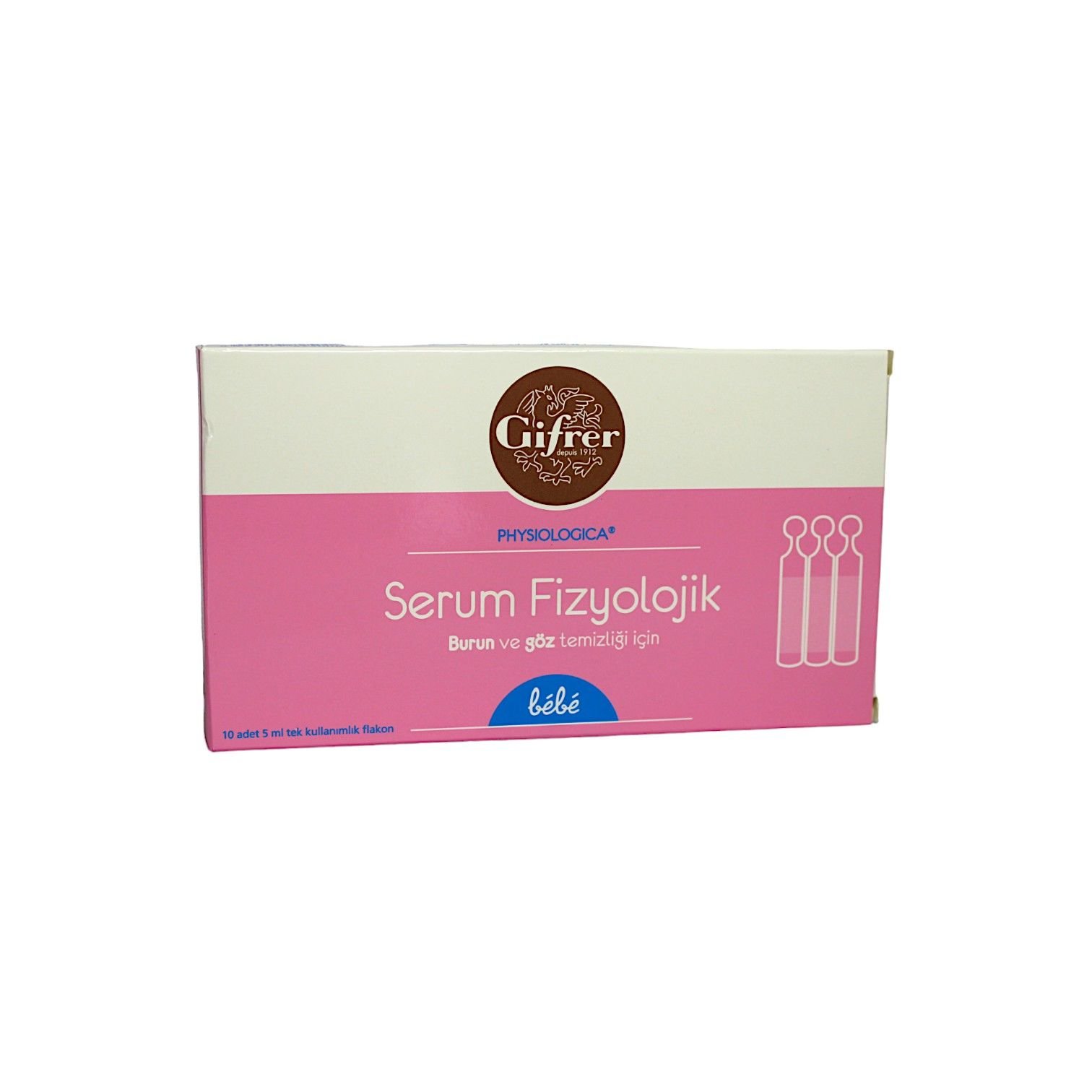 Gifrer Serum Fizyolojik 5 ml x 10 Flakon