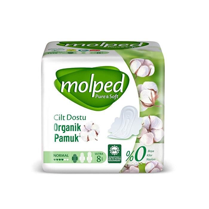 Molped Pure&Soft Hijyenik Ped Normal 8li