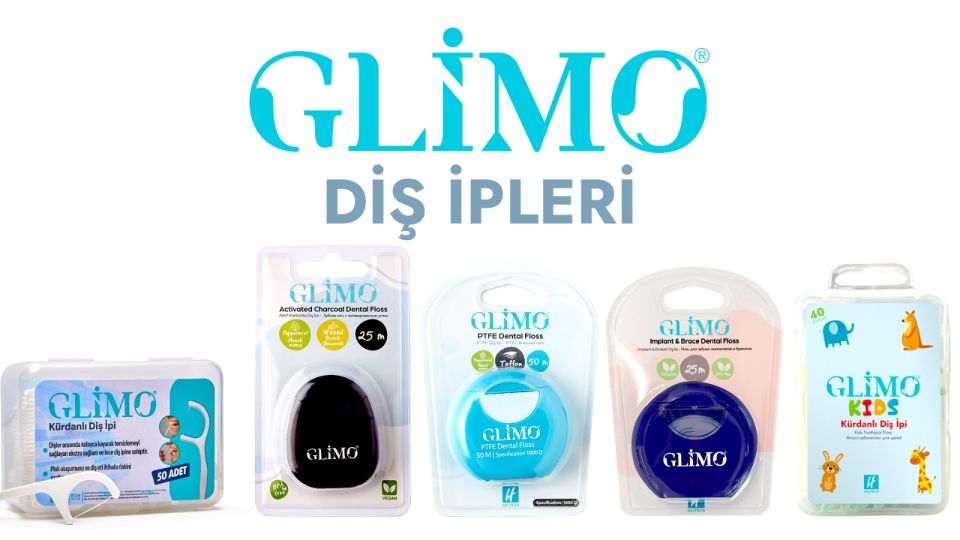 Glimo Aktif Karbonlu Diş İpi 25 Metre