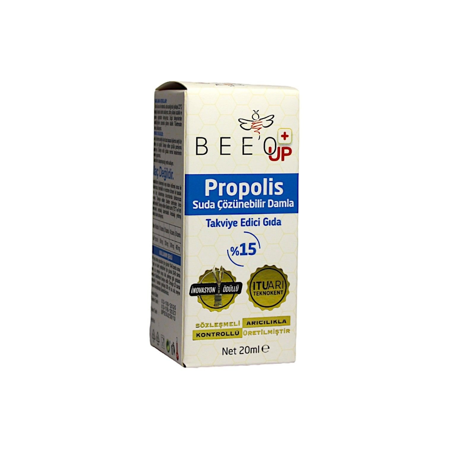 BeeO Up Propolis Suda Çözünebilir Damla %15 20 mL