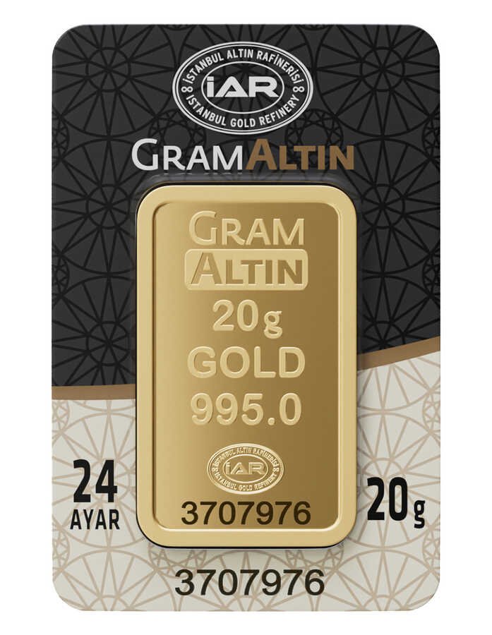 20 GRAM 24 AYAR İAR GRAMALTIN