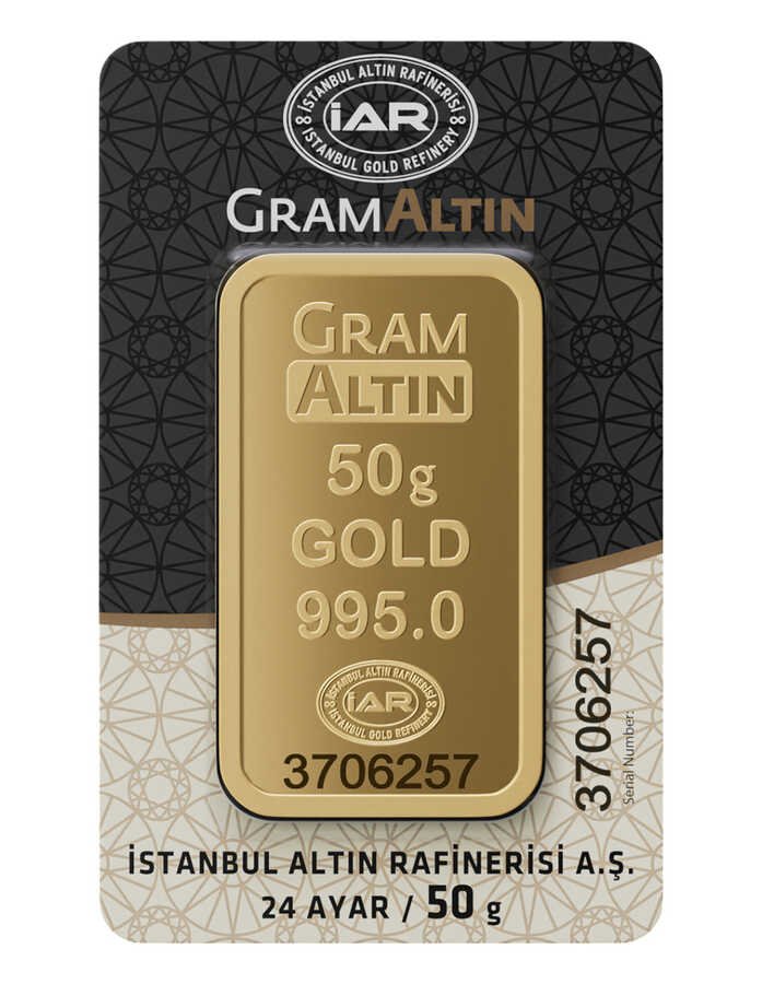 50 GRAM 24 AYAR İAR GRAMALTIN